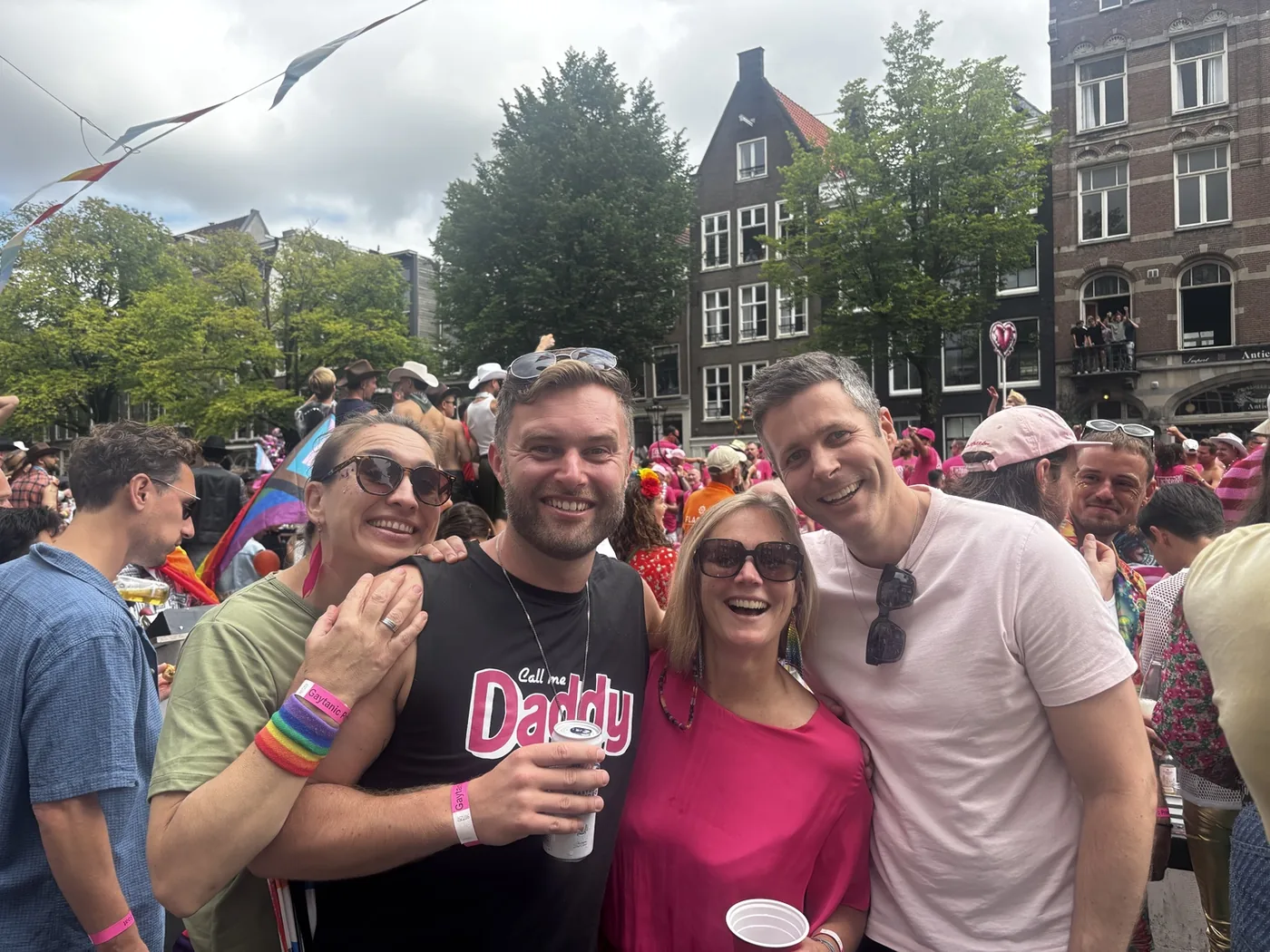 Gaytanic guests enjoying Amsterdam Pride